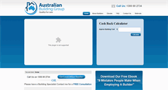 Desktop Screenshot of buildersgroup.com.au