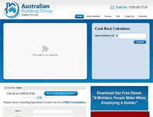 Tablet Screenshot of buildersgroup.com.au